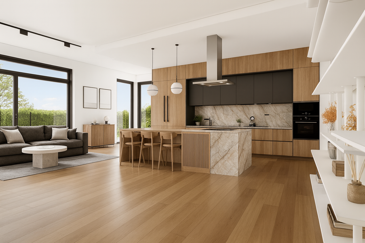 Modern kitchen interior